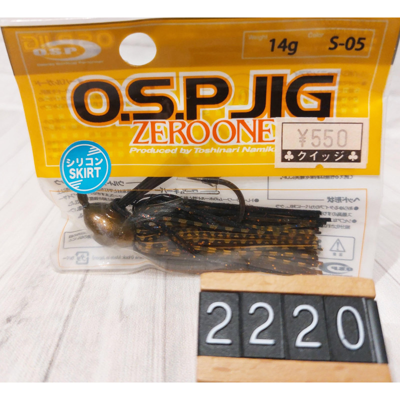 ДЖИГ- ПРИМАНКА O.S.P. JIG ZEROONE S-05 14g