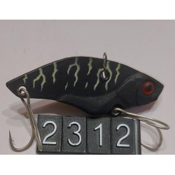 Цикада Jackall Keeburn 3/8oz 11g 52mm Col. Mat Black/Chartreuse Tiger