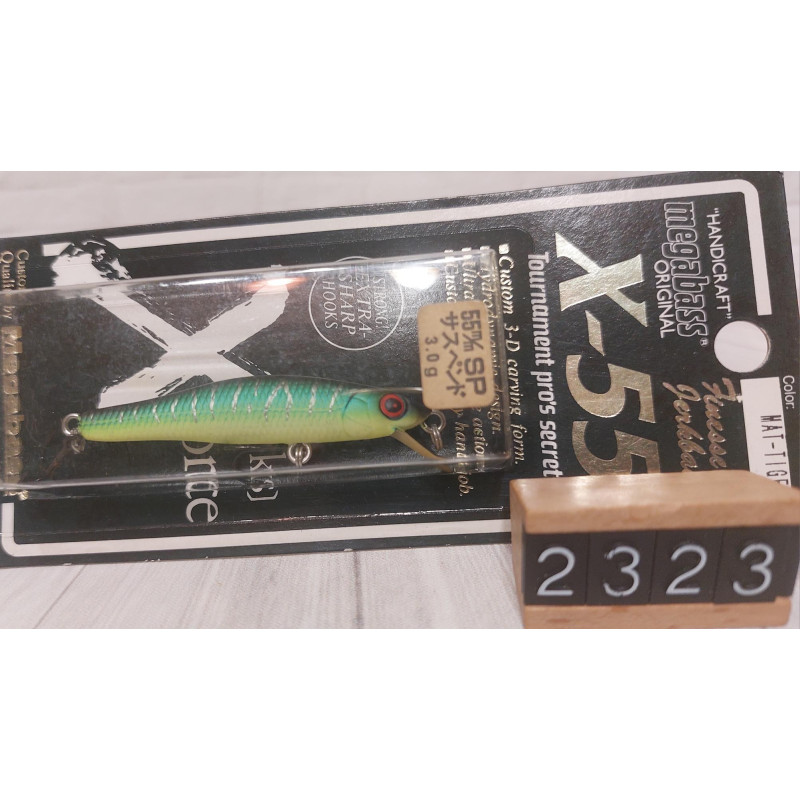 Воблер Megabass X-55 SP 55mm 3g 0-0.5m Col.MAT-TIGER