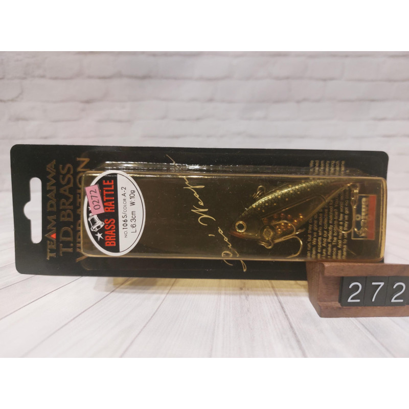 Воблер Daiwa TD Brass Vibration 106S 63мм 10г Col.A-2