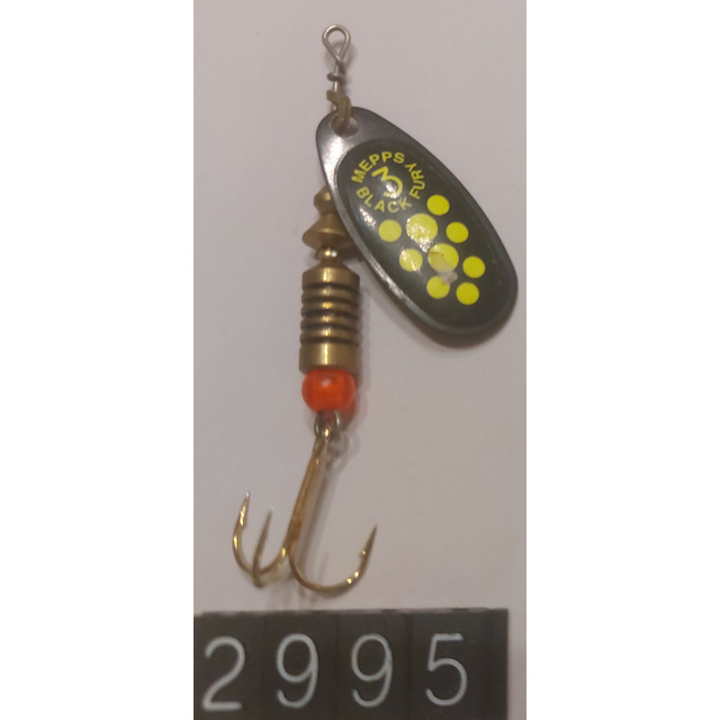 Блешня MEPPS BLACK FURY 2 Black/Yellow