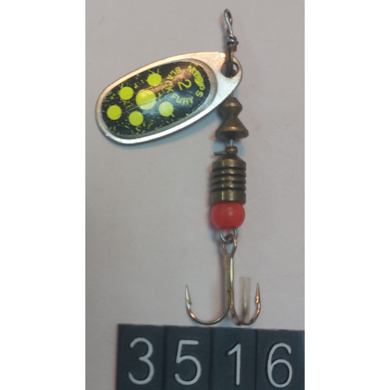 Блешня MEPPS BLACK FURY 2 Silver/Green