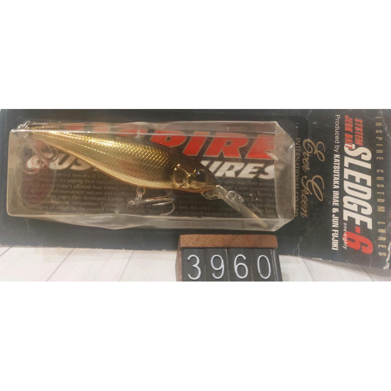Воблер Ever Green Sledge-6 SP 8cm 9.7g 1.5-2.5m Col.Stain Gold