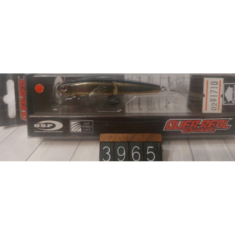 Воблер O.S.P. Over Real 63 Wake 2.6 г Col.Champagne Gold Back