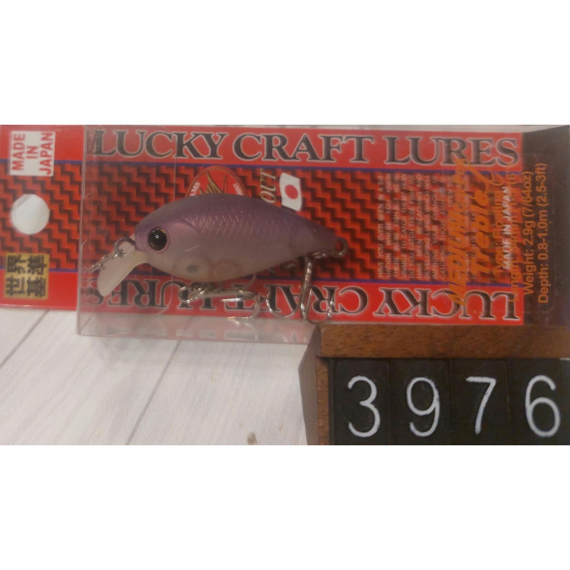 Воблер Lucky Craft Flat Cra-Pea Medium 34F 2.9g 0.8-1m Col.Grape Sherbet