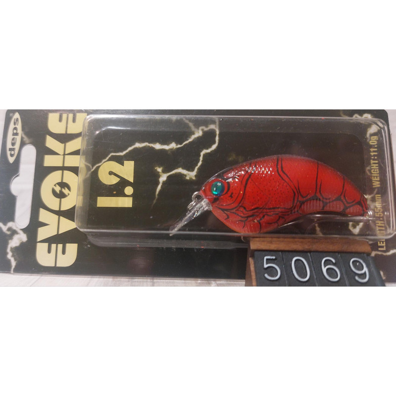 Воблер DEPS EVOKE 1.2 55mm 11g 1.2m Col.05 Red Claw