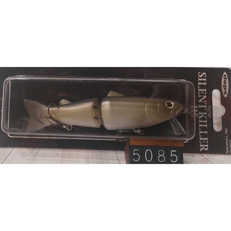 Воблер DEPS NEW SILENT KILLER 115F 20g 0.1-0.5m Col.02 Wild Curve