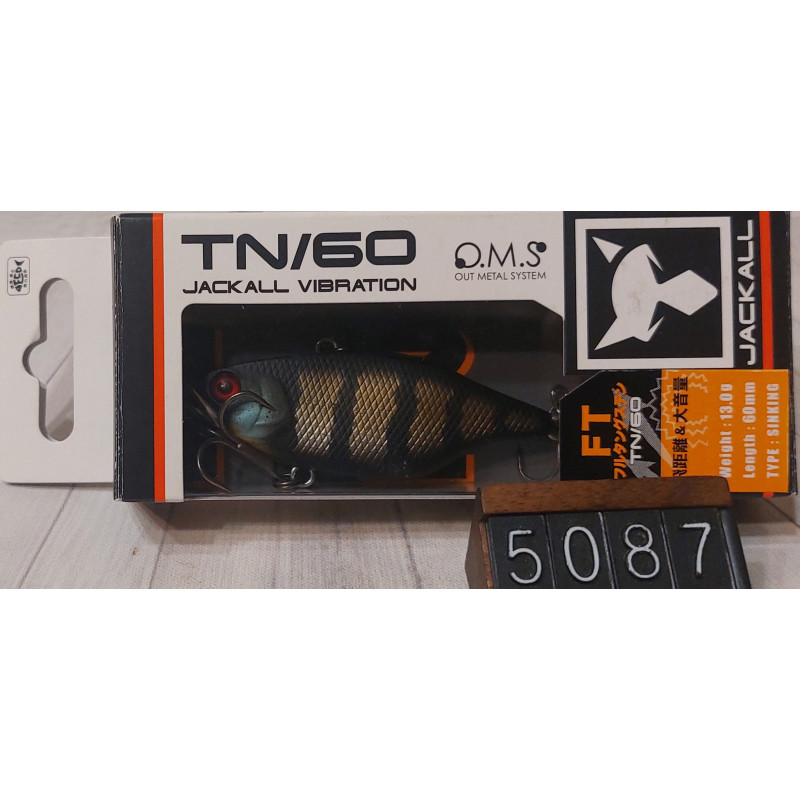 Воблер Jackall TN60 FT (Full Tungsten) 60 мм 13 г Col.Kokuo Gill