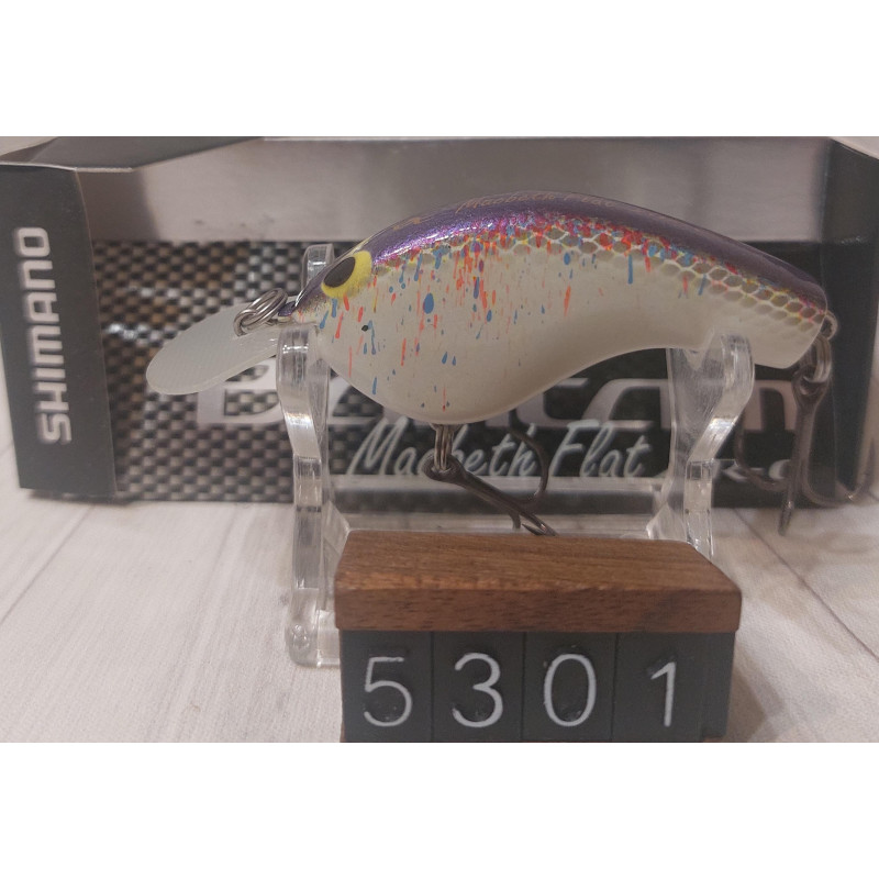 Воблер Shimano Bantam Macbeth Flat AR-C 57mm 9g 1.6m Col.011 Royal Splatter