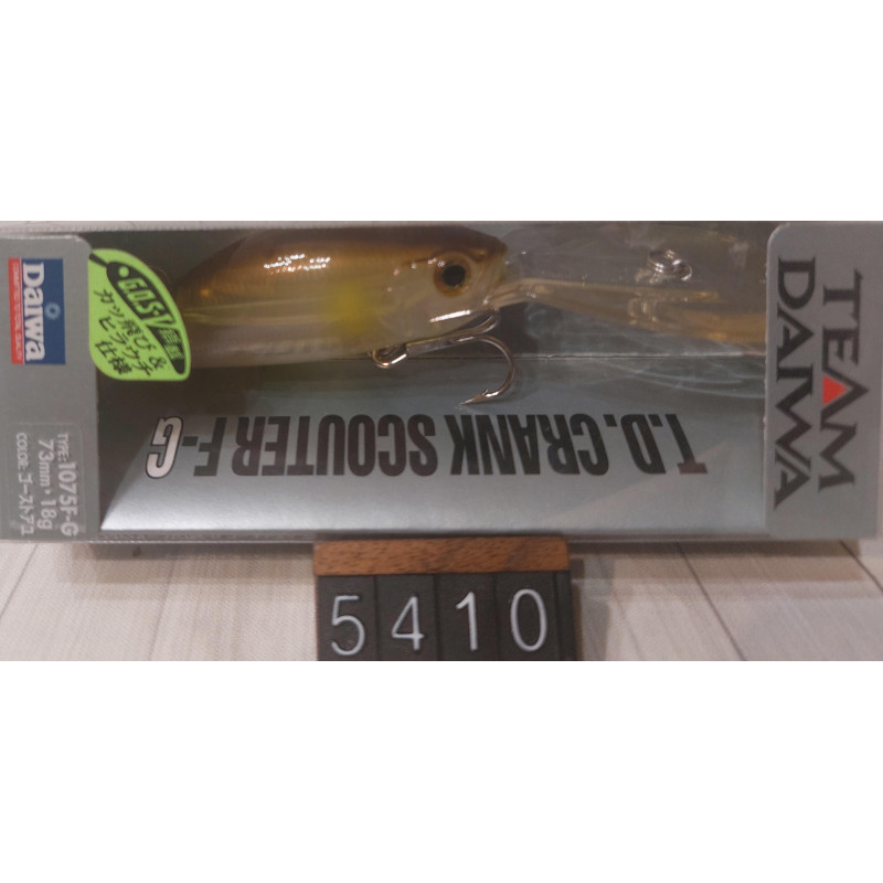 ВОБЛЕР DAIWA TD CRANK SCOUTER F-G 1075 73F 18g 5m Col.Ghost Ayu