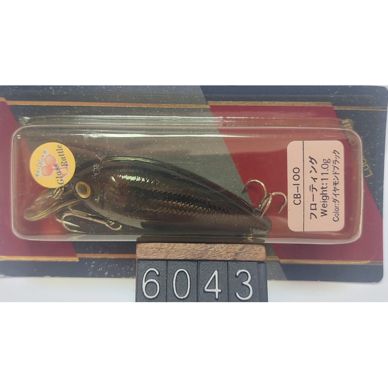 Воблер Lucky Craft Moonsault CB-100 60mm 11g 0.3-0.6m Col.Diamond Black