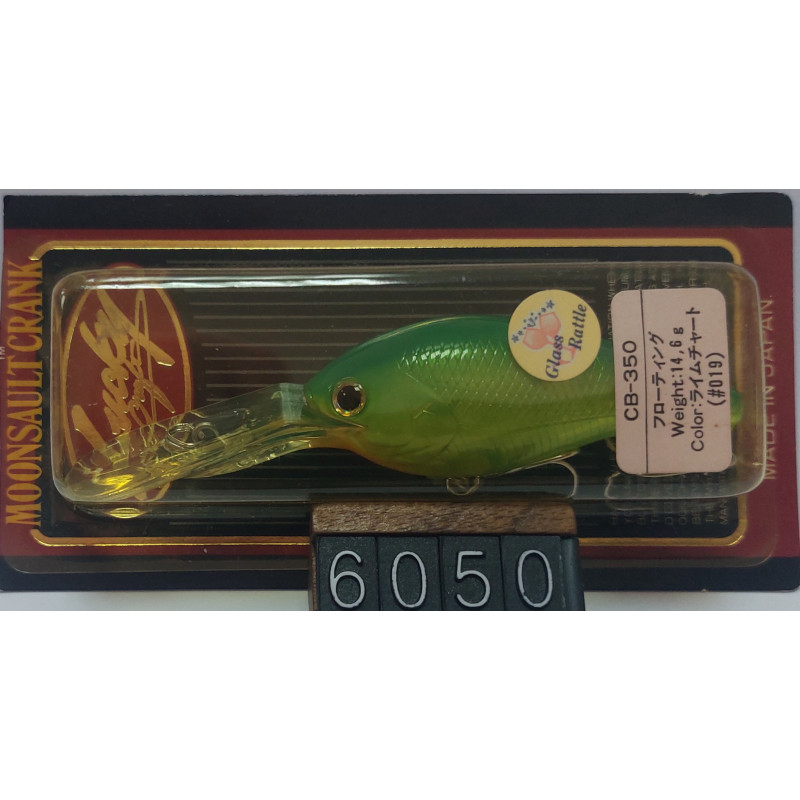 Воблер Lucky Craft Moonsault CB-350 62mm 14.6g 2.4-3.6m Col.019 Lime Chart