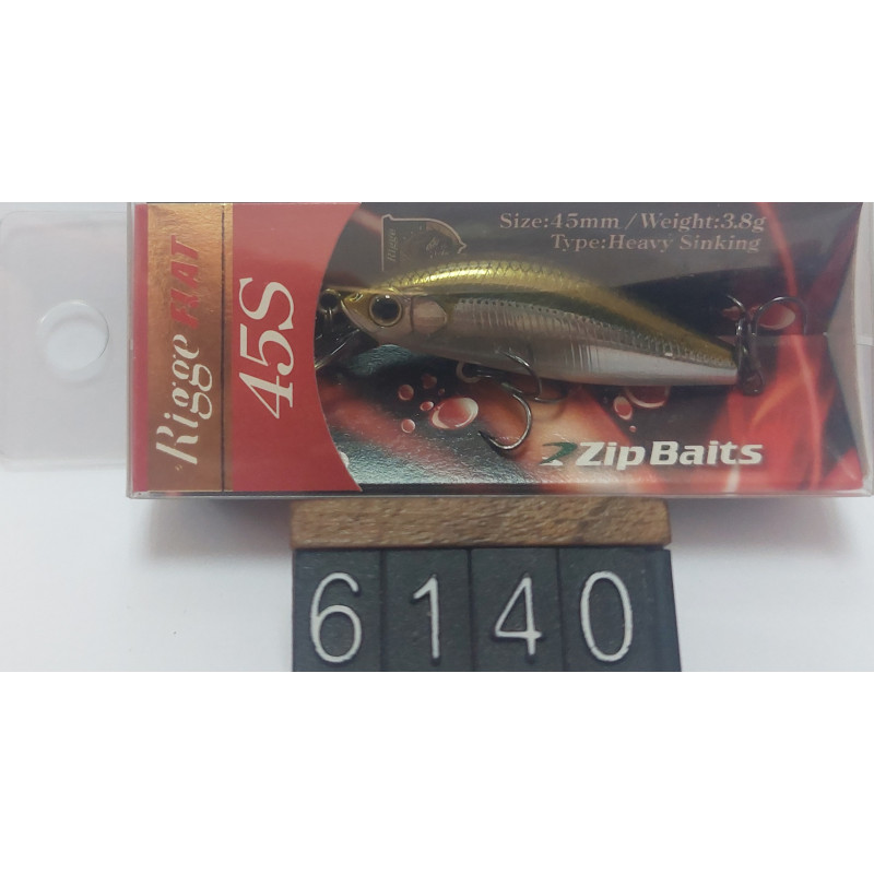 Воблер Zip Baits Rigge Flat 45S 3.8g 0.2-1m Col.021 Smelt HM
