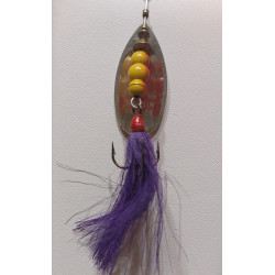 БЛЕШНЯ MEPPS AGLIA 4 DRESSED SILVER (ХВІСТ З ХУТРА ОЛЕНЯ)