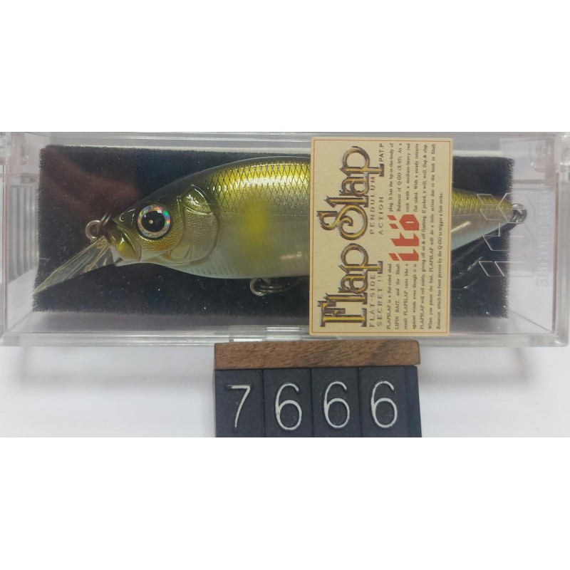 Воблер Megabass Flap Slap 77F 10.6g 0.6-0.8m Col.PM AYU