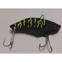 Цикада Jackall Keeburn 3/8oz 11g 52mm Col. Mat Black/Chartreuse Tiger