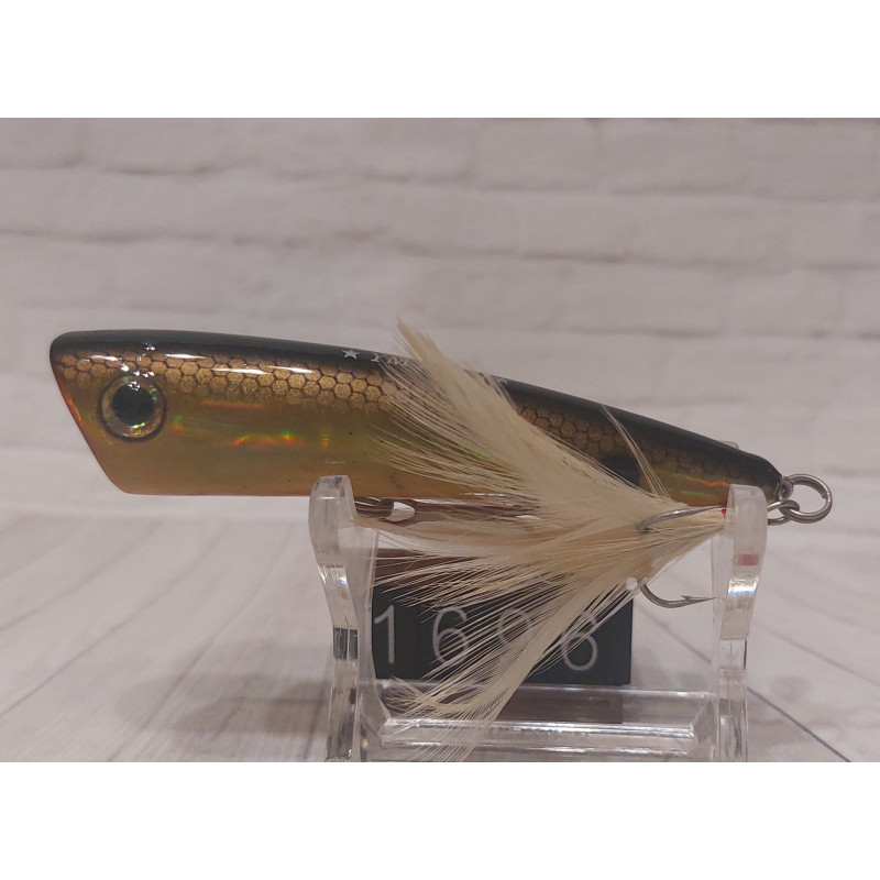 Воблер Dairitsu Yellow Magic Plus 1 Japanese Popper 75mm 9.4g